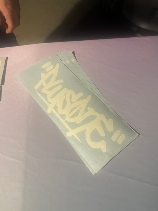 Graffiti ~ Plusone Decal