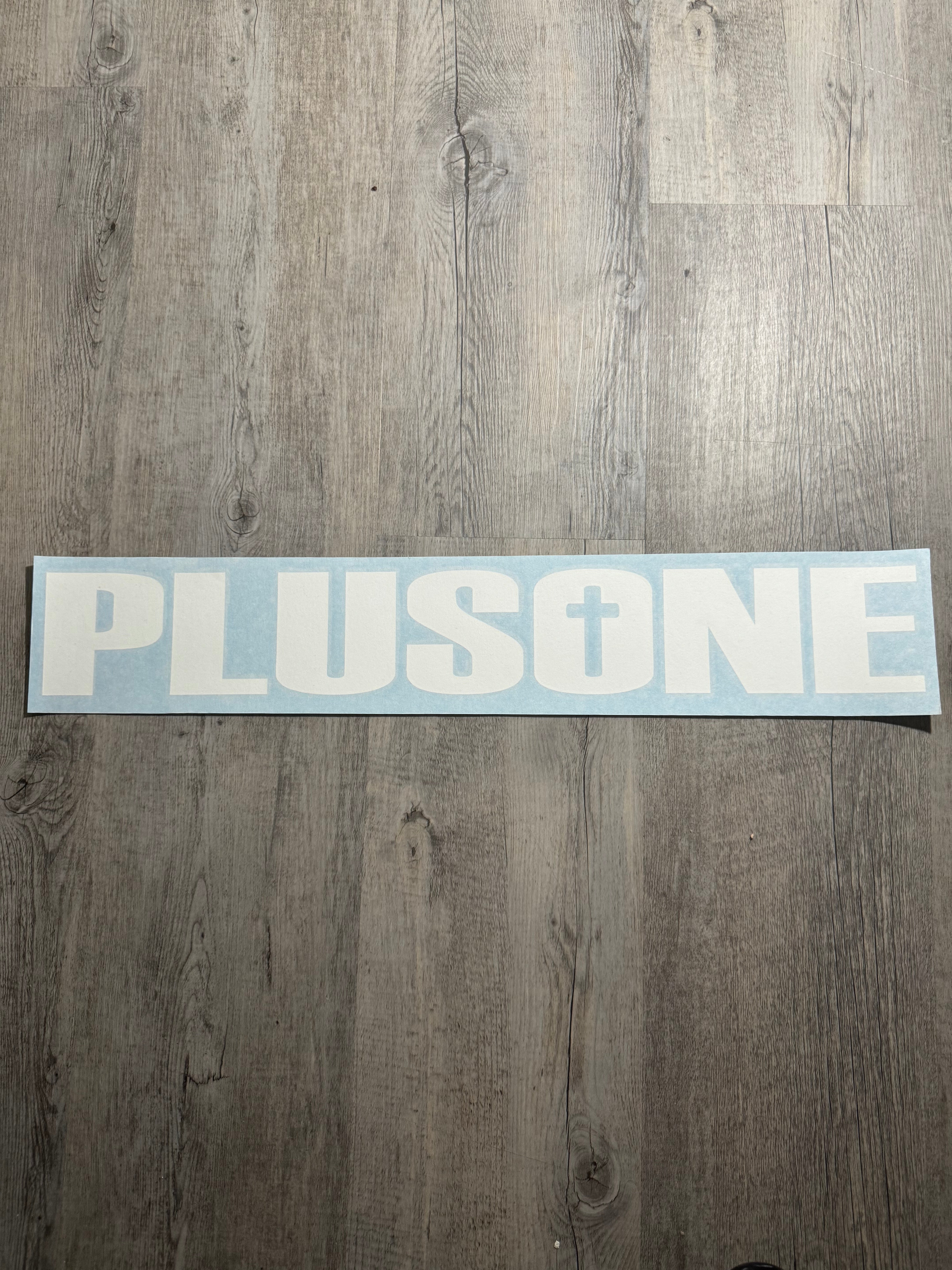 Plus One Design Full ~ Plusone Decal – Plus One Paradise